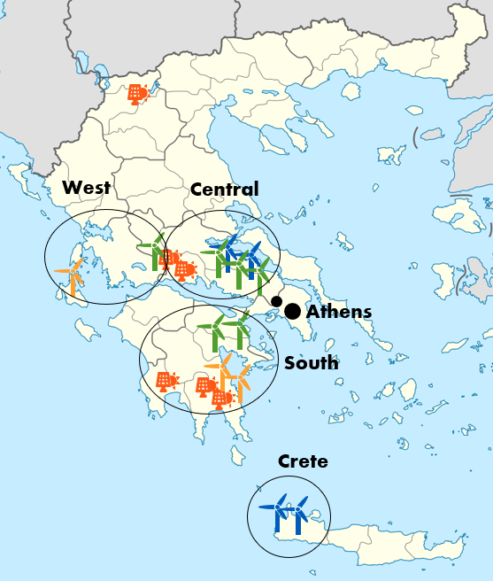 Edf Hellas Map